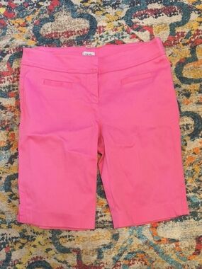 Cache Pink Women’s Stretch Cotton Bermuda Shorts Size 2